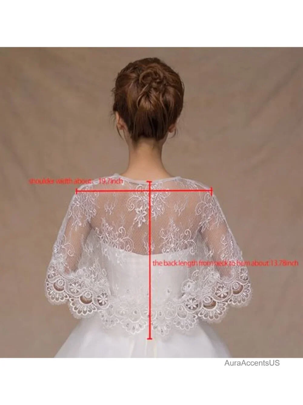 Lace Wedding Wrap Shrug Shawls Stole Boleros Cape Capelet Bride